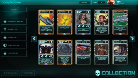 Doomtrooper CCG, capture d’écran 2