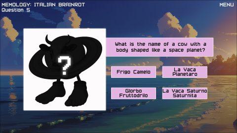 MEMOLOGY: ITALIAN BRAINROT, captura de tela 1