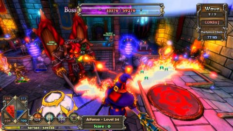 Dungeon Defenders, captura de pantalla 4