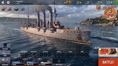 Navy War: Battleship Games 截图 2