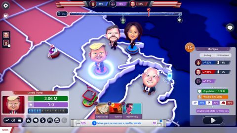 The Political Machine 2024 – zrzut ekranu 1