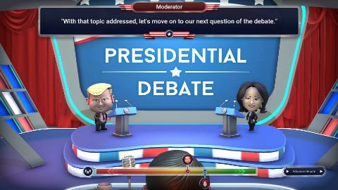The Political Machine 2024 – zrzut ekranu 2
