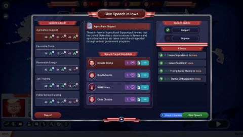 The Political Machine 2024 – zrzut ekranu 4