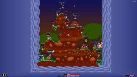 Hedgewars, capture d’écran 3
