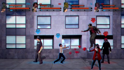 Streets of Fury EX, captura de tela 1