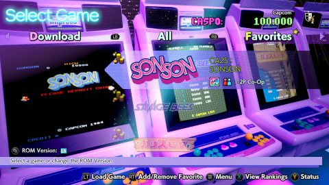 Capcom Arcade 2nd Stadium, capture d’écran 1