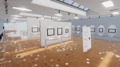 Cleaning Up The Puzzle Gallery 스크린샷 1