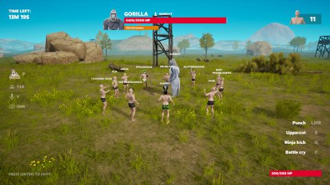 100 Men vs 1 Gorilla – zrzut ekranu 1