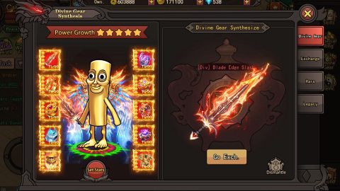 Crazy Oddballs: Idle RPG, captura de pantalla 1