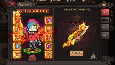 Crazy Oddballs: Idle RPG, captura de pantalla 3