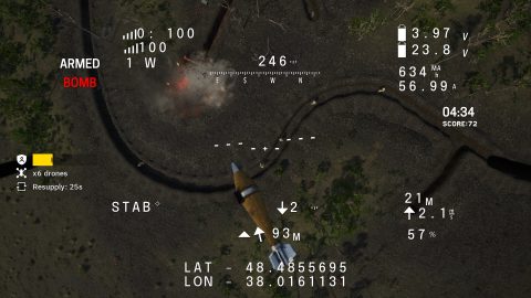 Ukrainian Fight Drone Simulator (UFDS) - FPV drone simulator, screenshot 1