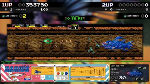 Darius Cozmic Collection Arcade のスクリーンショット 1