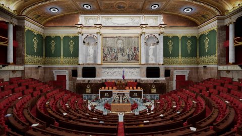 Visite virtuelle de l'Assemblée nationale screenshot 2