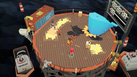 Stikbold! A Dodgeball Adventure, captura de tela 2