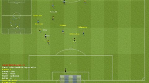 Netsoccer, screenshot 1