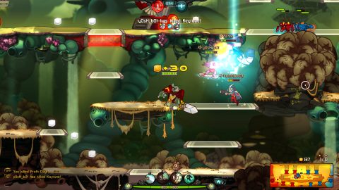 Awesomenauts, captura de pantalla 2