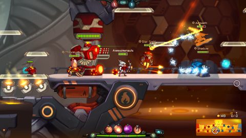 Awesomenauts, captura de pantalla 3