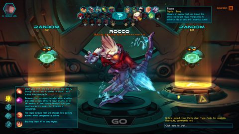 Awesomenauts, captura de pantalla 1