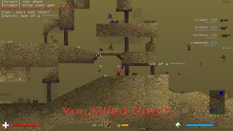 Soldat, capture d’écran 2