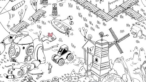 Silktrails: Cats in the grove, screenshot 1