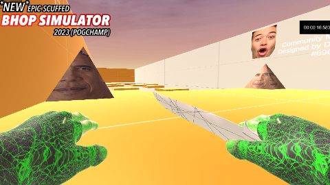 *NEW* SCUFFED EPIC BHOP SIMULATOR 2023 (POG CHAMP) のスクリーンショット 4