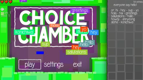 Choice Chamber – zrzut ekranu 1