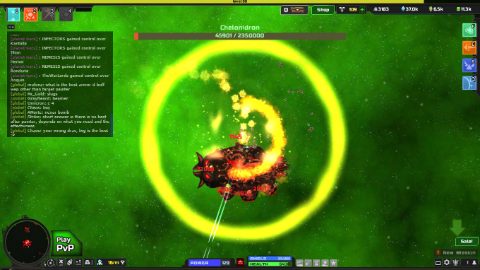 Astroflux, capture d’écran 1