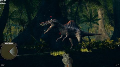 Dinosaur Hunting Patrol 3D Multiplayer Online のスクリーンショット 3