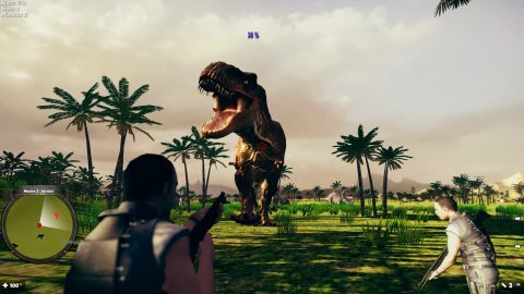 Dinosaur Hunting Patrol 3D Multiplayer Online のスクリーンショット 2