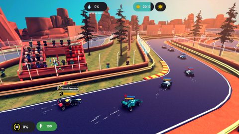 Formula Bwoah: Online Multiplayer Racing, capture d’écran 1