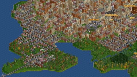 OpenTTD, captura de tela 2