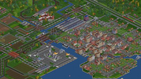 OpenTTD, captura de tela 1