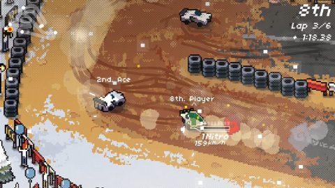 Super Pixel Racers, captura de pantalla 3