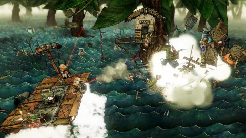 Trash Sailors: Co-Op Trash Raft Simulator, captura de pantalla 2