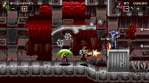 Blazing Chrome, captura de tela 1