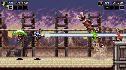 Blazing Chrome, captura de tela 3
