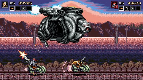 Blazing Chrome, captura de tela 2