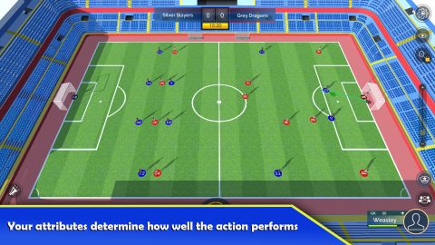 Super Club Soccer, capture d’écran 3
