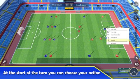 Super Club Soccer, capture d’écran 1