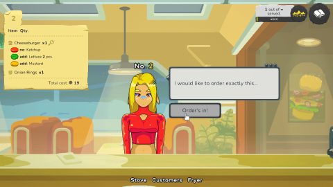 Galaxy Burger, captura de tela 4