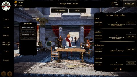 Ludus Magnatus: Gladiator Manager Simulator, capture d’écran 4