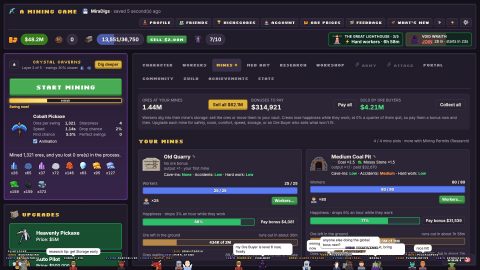 A Mining Game, screenshot 2