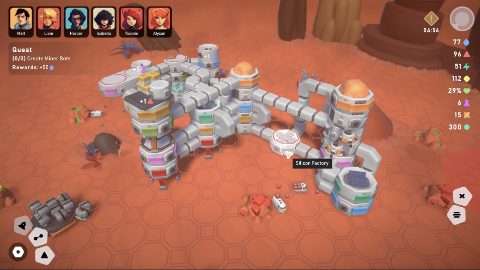 Stellar Settlers: Space Base Builder screenshot 1